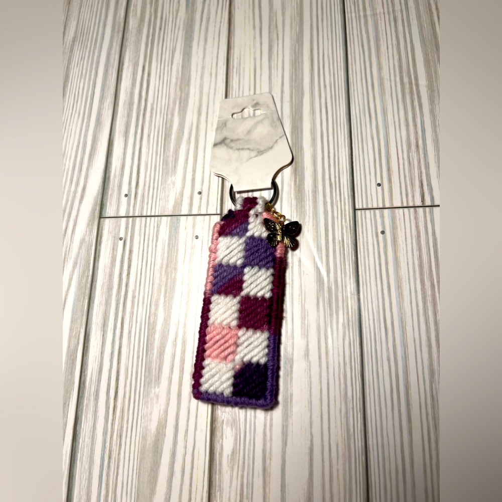 Hand made keychain with a charm!!!